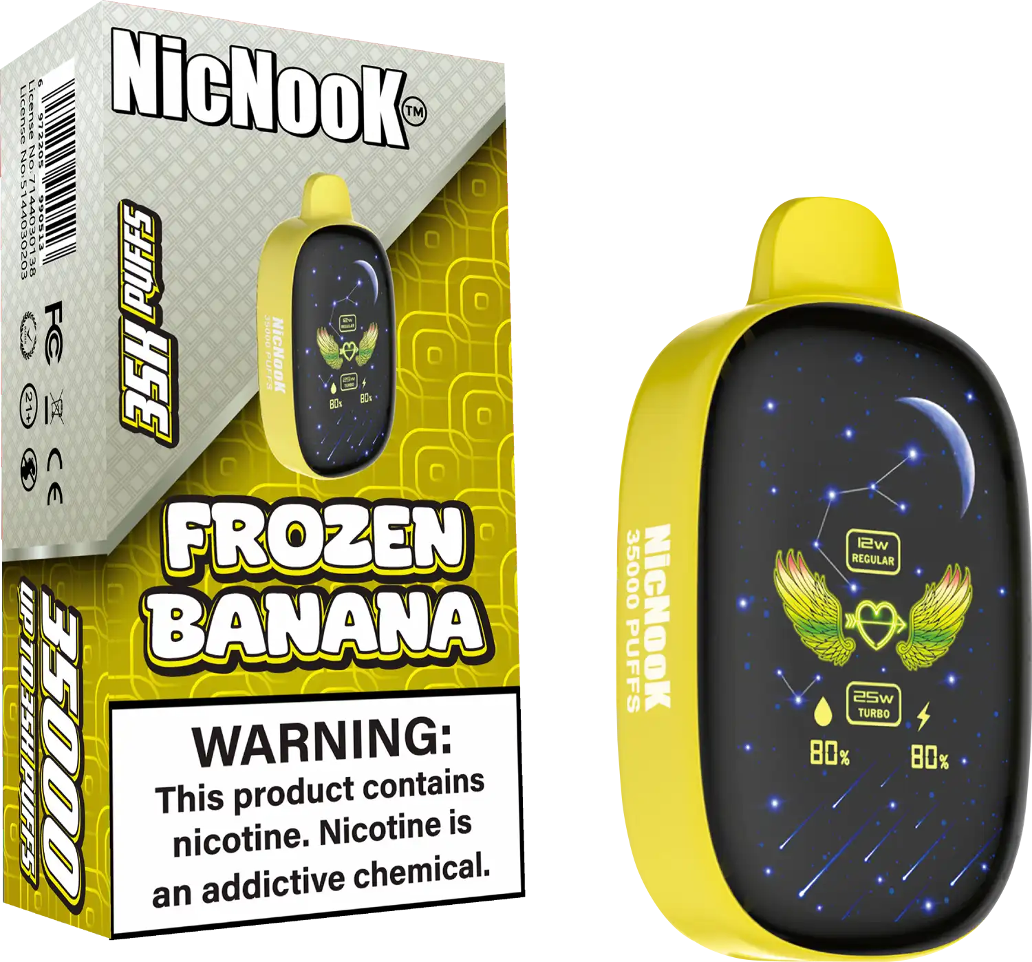 NicNook Frozen Banana Disposable Vape